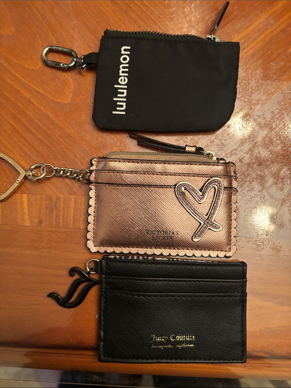Victoria's Secret , Lulu melon juicy couture coin, wallet Keyring